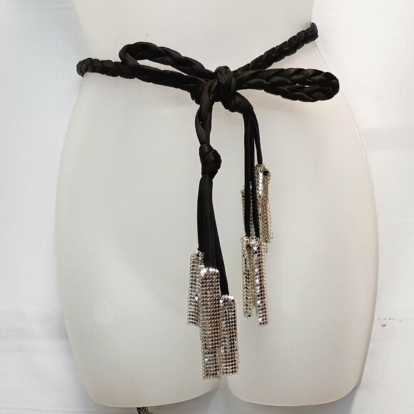 Ferrara Whiting and Davis Versatile Satin Belt/Necklace...